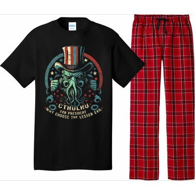 Cthulhu For President Election 2024 Cosmic Horror Cthulhu Pajama Set