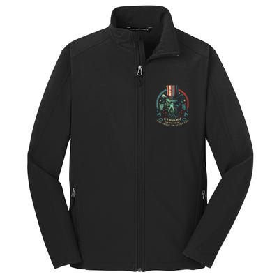 Cthulhu For President Election 2024 Cosmic Horror Cthulhu Core Soft Shell Jacket