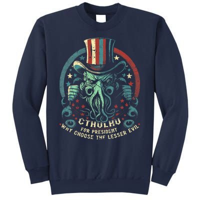 Cthulhu For President Election 2024 Cosmic Horror Cthulhu Sweatshirt