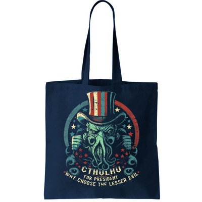 Cthulhu For President Election 2024 Cosmic Horror Cthulhu Tote Bag