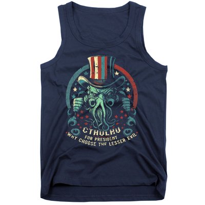 Cthulhu For President Election 2024 Cosmic Horror Cthulhu Tank Top