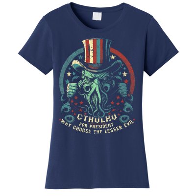 Cthulhu For President Election 2024 Cosmic Horror Cthulhu Women's T-Shirt