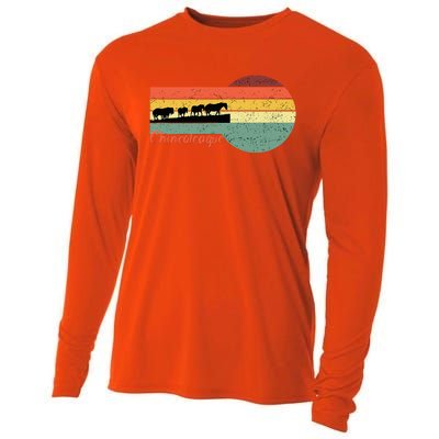 Chincoteague Feral Ponies Cooling Performance Long Sleeve Crew