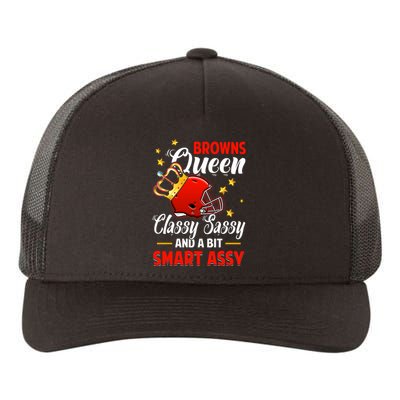 Cleveland Football Queen Classy Sassy And A Bit Smart Assy Yupoong Adult 5-Panel Trucker Hat