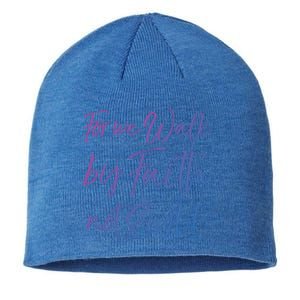 Christian Faith Quote Gift For We Walk By Faith Not Sight Great Gift Sustainable Beanie