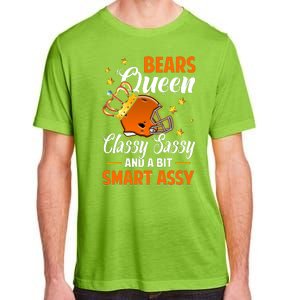 Chicago Football Queen Classy Sassy And A Bit Smart Assy Adult ChromaSoft Performance T-Shirt