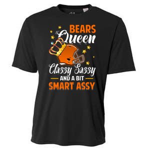 Chicago Football Queen Classy Sassy And A Bit Smart Assy Cooling Performance Crew T-Shirt