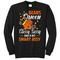 Chicago Football Queen Classy Sassy And A Bit Smart Assy Sweatshirt