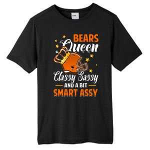 Chicago Football Queen Classy Sassy And A Bit Smart Assy Tall Fusion ChromaSoft Performance T-Shirt