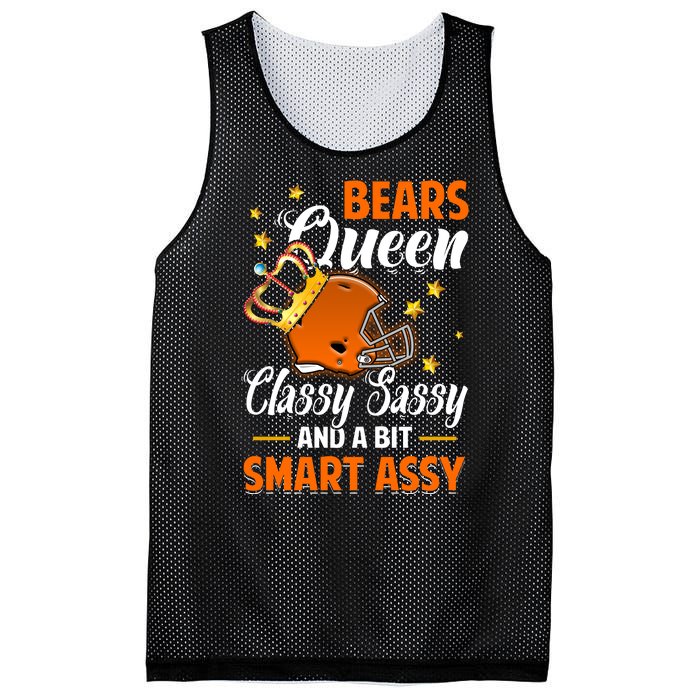 Chicago Football Queen Classy Sassy And A Bit Smart Assy Mesh Reversible Basketball Jersey Tank