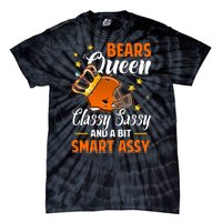 Chicago Football Queen Classy Sassy And A Bit Smart Assy Tie-Dye T-Shirt