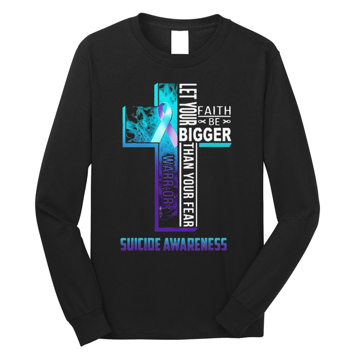 Christian Faith Quote For Mental Health Suicide Prevention Long Sleeve Shirt