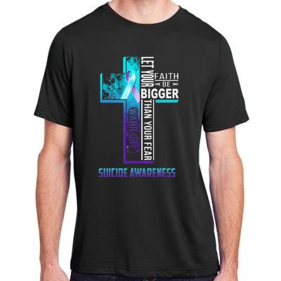 Christian Faith Quote For Mental Health Suicide Prevention Adult ChromaSoft Performance T-Shirt