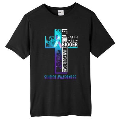 Christian Faith Quote For Mental Health Suicide Prevention Tall Fusion ChromaSoft Performance T-Shirt