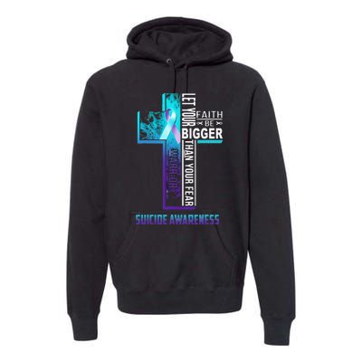 Christian Faith Quote For Mental Health Suicide Prevention Premium Hoodie