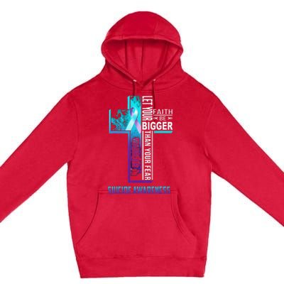 Christian Faith Quote For Mental Health Suicide Prevention Premium Pullover Hoodie