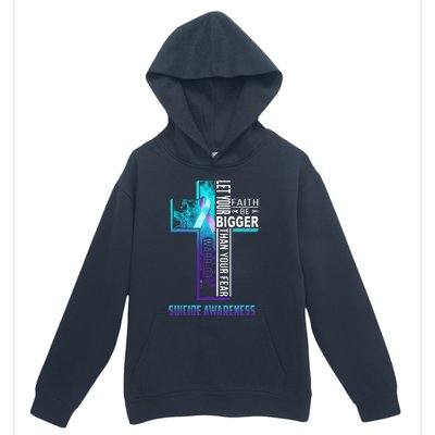 Christian Faith Quote For Mental Health Suicide Prevention Urban Pullover Hoodie