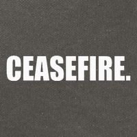 Ceasefire funny quotes  Cotton Canvas Backpack
