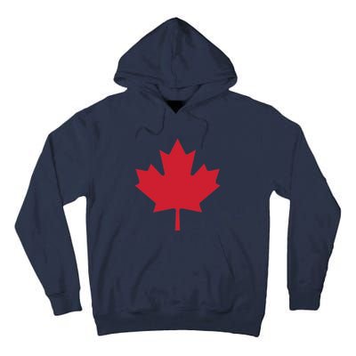 Canadian Flag Red Maple Leaf Canada Day Tall Hoodie