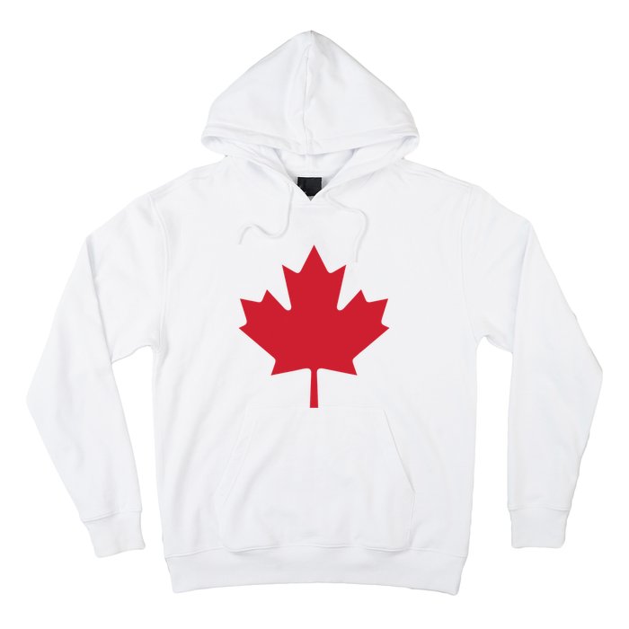 Canadian Flag Red Maple Leaf Canada Day Hoodie