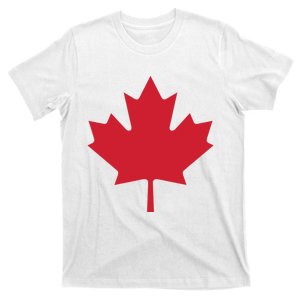 Canadian Flag Red Maple Leaf Canada Day T-Shirt