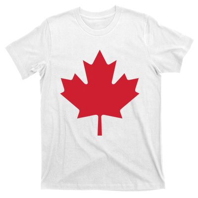 Canadian Flag Red Maple Leaf Canada Day T-Shirt