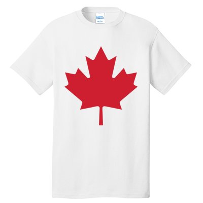 Canadian Flag Red Maple Leaf Canada Day Tall T-Shirt