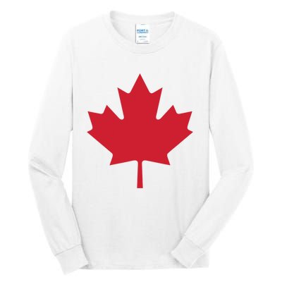 Canadian Flag Red Maple Leaf Canada Day Tall Long Sleeve T-Shirt