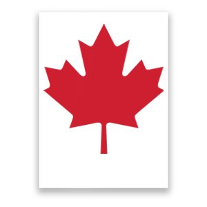 Canadian Flag Red Maple Leaf Canada Day Poster