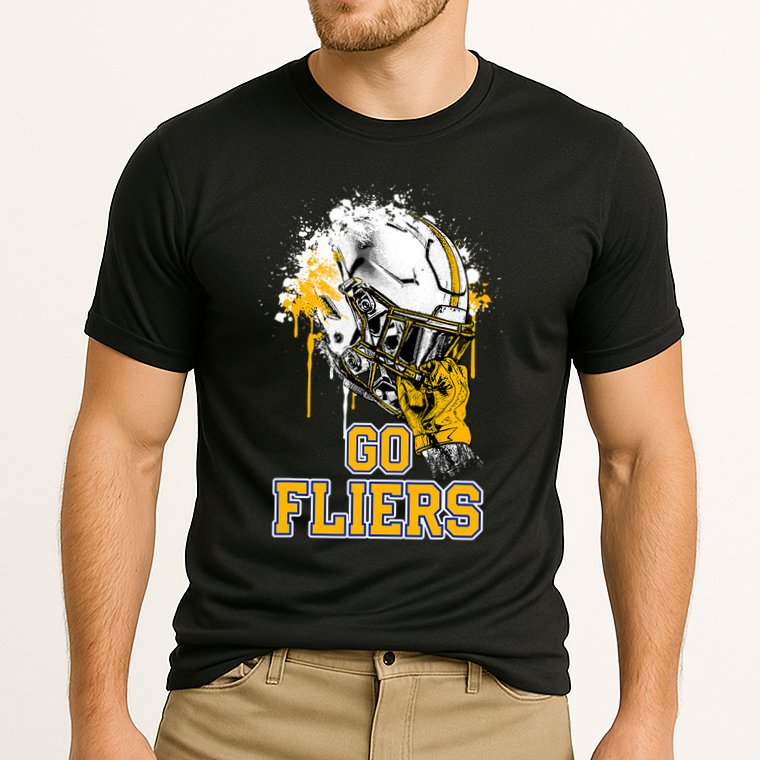 Clyde Fliers Rising Helmet Go Performance Shirt