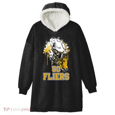 Clyde Fliers Rising Helmet Go Hooded Wearable Blanket