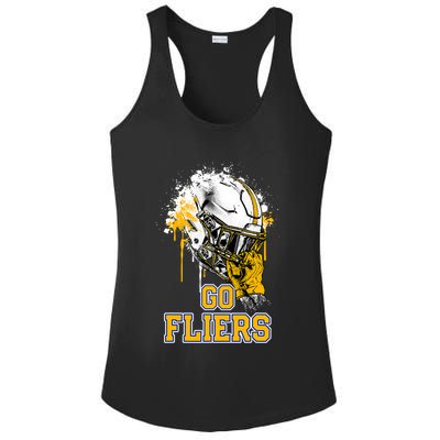 Clyde Fliers Rising Helmet Go Ladies PosiCharge Competitor Racerback Tank