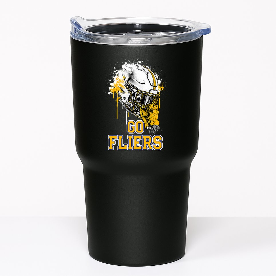 Clyde Fliers Rising Helmet Go Tumbler