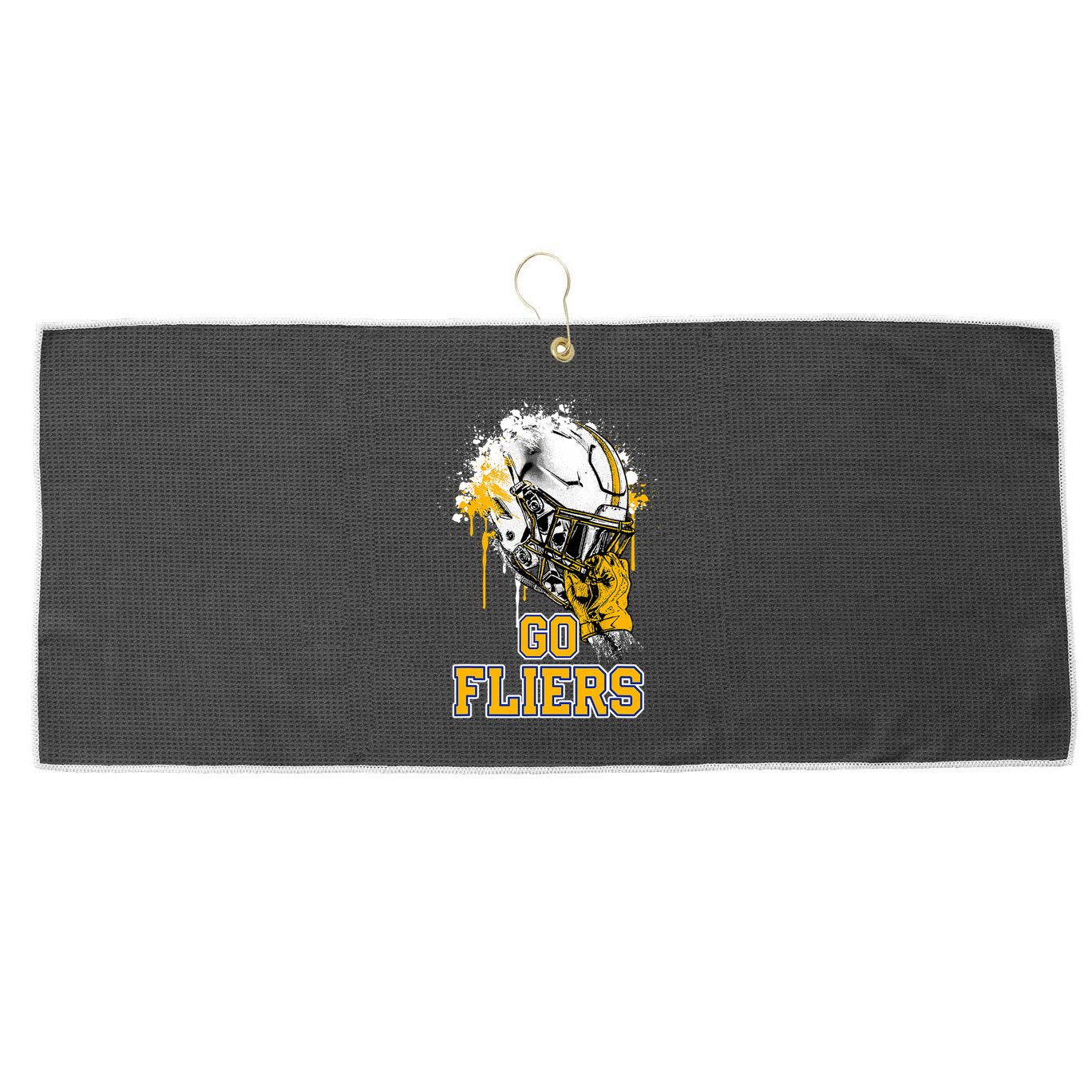 Clyde Fliers Rising Helmet Go Large Microfiber Waffle Golf Towel