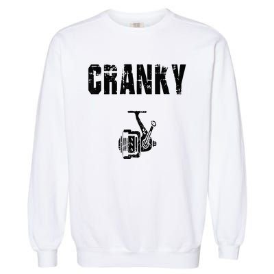 Cranky Fishing Reel Fishing Garment-Dyed Sweatshirt