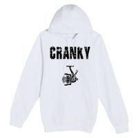 Cranky Fishing Reel Fishing Premium Pullover Hoodie