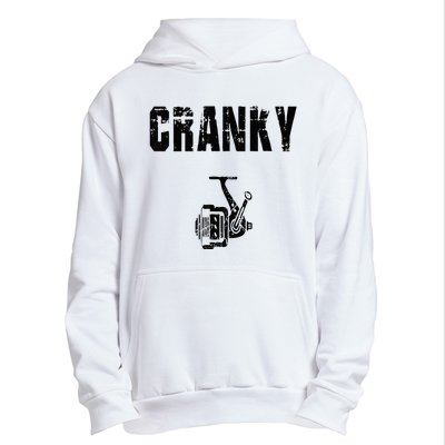 Cranky Fishing Reel Fishing Urban Pullover Hoodie