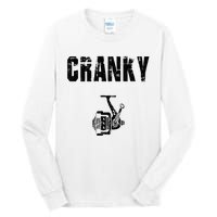 Cranky Fishing Reel Fishing Tall Long Sleeve T-Shirt