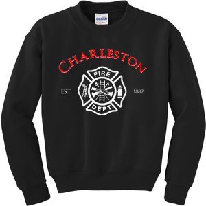 Charleston Fire Rescue South Carolina Firefighter Kids Sweatshirt