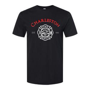 Charleston Fire Rescue South Carolina Firefighter Softstyle CVC T-Shirt