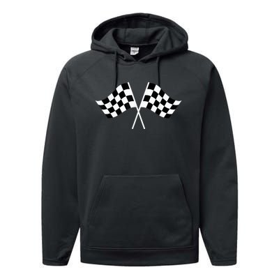 Checkered Flag Racing Performance Fleece Hoodie