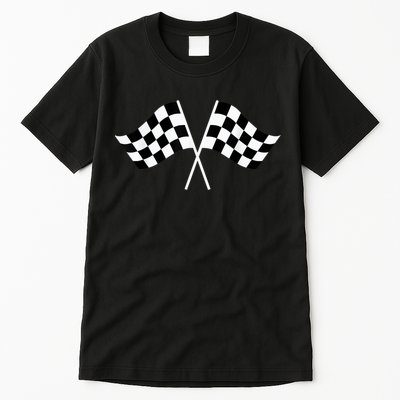 Checkered Flag Racing Tall T-Shirt