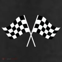 Checkered Flag Racing 11oz C Handle Ceramic Mug