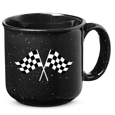 Checkered Flag Racing 15oz Campfire Ceramic Mug