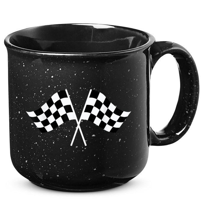 Checkered Flag Racing 15oz Campfire Ceramic Mug