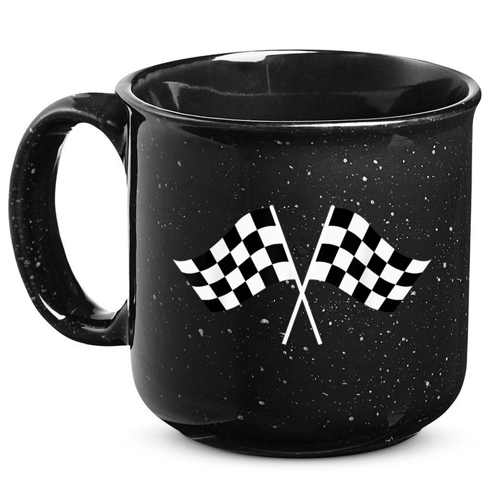 Checkered Flag Racing 15oz Campfire Ceramic Mug