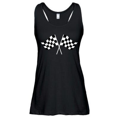 Checkered Flag Racing Ladies Essential Flowy Tank