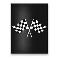 Checkered Flag Racing Poster