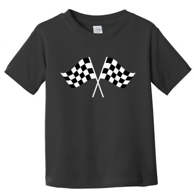 Checkered Flag Racing Toddler T-Shirt
