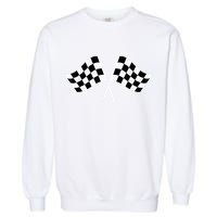 Checkered Flag Racing Garment-Dyed Sweatshirt